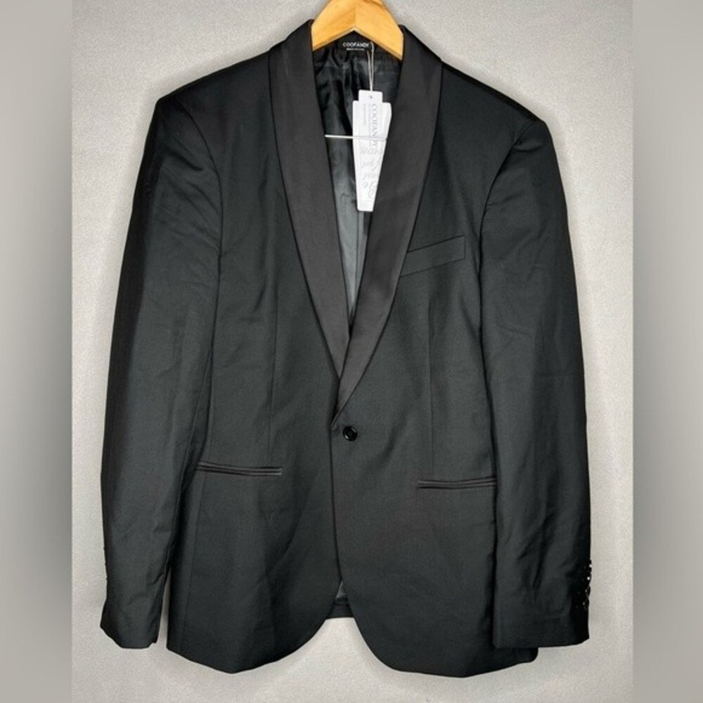 NWT CooFandy Mens Brazer Color Black Size M
